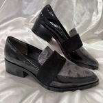 3.1 Phillip Lim Quinn Leather Loafers Tortoise Shell Suede Black Classic 38/8 Photo 4