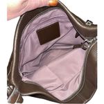 Coach  brown leather hobo bag with light purple interior! Photo 5
