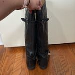 Frye  Dorado Tall Leather Riding Boot Black‎ Women's Size 7 Photo 3