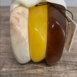 Piper  K Cream, Yellow, and Brown Bangle Trio Set ✨ Photo 5