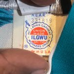 Vintage 90’s Brel Originals Floral Dress Womens Size 12 Teal Pink Union Made White Photo 4