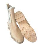Calvin Klein NEW Anissa Lug Sole Block Heel Cozy Faux Fur Chelsea Winter Boot Photo 11
