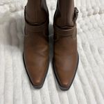 Faded Glory  Brown Western Buckle Heeled Boots Sz 8 Photo 4