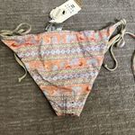 Billabong Feelin Peaceful Tropic Reversible Bikini Bottom Green Floral L/12 NWT Photo 4