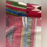 R. Rouge Boutique Brand Women's Aztec Design Cardigan Size Medium. Red Photo 4