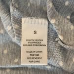 Jaclyn Intimates  Blue With White Polka Dot MIDI Robe Size Small Photo 7