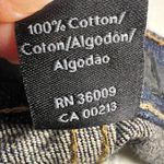 Calvin Klein  100% Cotton Dark Wash Relaxed Straight Leg Jeans 11” Inseam Size 32 Photo 7