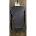 Athleta  Long Sleeve Active‎ Shirt Gray Women's Size Medium Photo 1