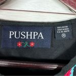 Pushpa Vintage 90s Velour Patchwork Tapestry Embroidered Jacket Medium Pink Photo 10