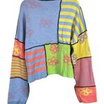 The Ragged Priest  boxy sweater in mix printed knit Photo 6