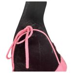 Old Navy  Pink Linen Blend Tie Shoulders Blouse Size XL Photo 3