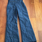 Levi's Vtg 70s Ski Bib Denim Blue Jean Snow Suit Overalls Apres Womens 10/12 Photo 0