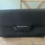 French Connection  faux leather black clutch bag Photo 0