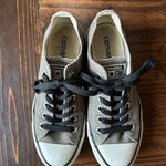Converse  Grey and White Low-Top Sneakers Photo 1