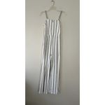Bershka  Women's Black White Stripe Jumpsuit  Size S Summer Vacation Wide Leg Photo 1