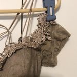 Charlotte Russe  Tan Color Lace Top Jumpsuit Women’s Size XS Photo 3