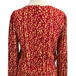 XIX Palms Nairobi Terrace Rust Gold Mini Dress Size Large Red Photo 8