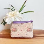 Coach NWT Corner Zip Wristlet In Signature Canvas With Floral Print Photo 1