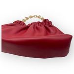 Rachel Zoe Dahlia Red Clutch Shoulder Handbag w/ Gold Chain Handbag Photo 3