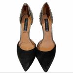 Steve Madden Steven Size 7.5 Black Studded Leather Pumps Photo 1