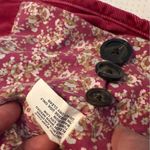 Gap VTG  Stretch Corduroy Jacket Women’s Size 2 Floral Lined Button Front Photo 8