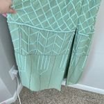 FROCK & FRILL Seafoam Green Gown Dress Size 2 Mint Maxi Elegant Party Sequin Photo 5