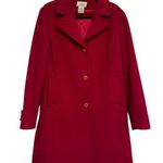 LL Bean Women’s Classic Lambswool Polo Coat Three Photo 0