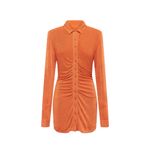 With Jean WITH JÉAN Andy Dress, Orange, Small Photo 13