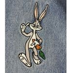 Vtg Warner Bros Classic Jeans 26x30 Blue Taz &Bugs Embroidered High Waist Tag 8 Photo 1