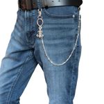 Anchor Pants Chain for Men Women,Jeans Chain,Keys Chain,Biker Wallet Chain,Streetwear Punk Hip Hop Unisex Style Silver Photo 6