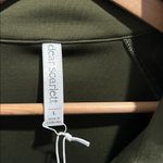 Dear Scarlett Large Olive Green Hamptons Quarter Zip Pullover NWT Photo 4