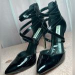Steve Madden Gorgeous Black Shiny Strappy Women’s Sexy Pumps High Heels 8.5M Photo 7