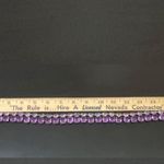 INC  International Concepts Stunning Purple Double Row Crystal Statement Necklace Photo 8