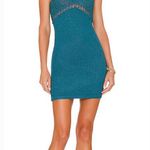 House of Harlow 1960 x REVOLVE Ginette Mixed Crochet Mini Dress in Emerald Green Photo 0