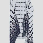 Sheer Sleeveless Assymetrical Cardigan Red OS Size undefined Photo 0