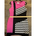 Joseph Ribkoff Tunic Sheath dress 151892 Color Block Size 10 Artsy Boho Chic Photo 8