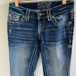 Miss Me The M Series Capri Bling Lilac Embroidered 24 Photo 4