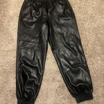 Babaton  aritzia faux leathet ankle jogger medium Photo 5