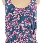 Anthropologie ‎ Eliot Racerback Silk Floral Dress 4 Photo 1