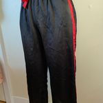 LF Satin Black And Red Stripe Pants Photo 3