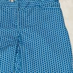 Laundry by Shelli Segal Turquoise & White Polka Dot Bermuda Shorts Size 8 Photo 2
