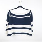 J.Crew  striped off shoulder‎ knit top Photo 5