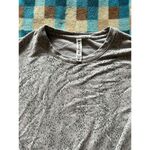 Athleta Long Sleeve Shirt Womens Sz Medium Gray Heathered Rayon Blend Sweater Photo 3