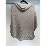 Orvis  Women's Cable Knit Poncho Sweater‎ Size S Photo 1