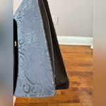 Nina Ricci Women’s Vintage Signature Script‎ Two Way Flap Bag Black Photo 8