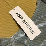 Urban Outfitters NWT  Paradox Ruched Long Sleeve Cropped Top Blue and Green Photo 4