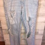 Aeropostale  mom Jeans distressed white wash jeans size 2 ankle jeans very open‌ Photo 1