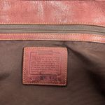 Coach Y2K  SIGNATURE SPECIAL EDITION 04 BURGUNDY SUEDE LEATHER 7066 SATCHEL PURSE Photo 6