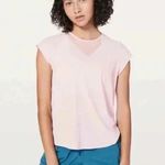 Lululemon for the run short sleeve tee in petal pink Photo 6