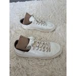 Sam Edelman  White Leather Low Top Sneakers Casual Shoes Women's‎ Size 8 Photo 2
